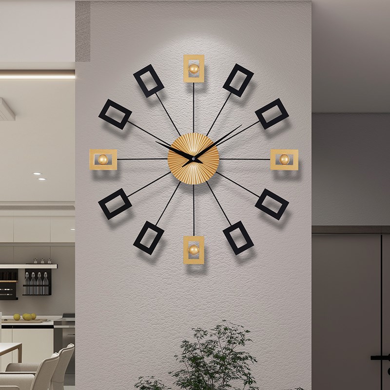 挂钟客厅创d意大气家用墙壁挂饰时钟艺术2024新款现代简约轻奢钟