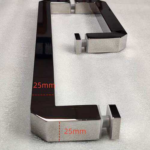 304不锈钢L型淋浴房拉手浴室卫生间推拉玻璃门对装拉把手移门把手