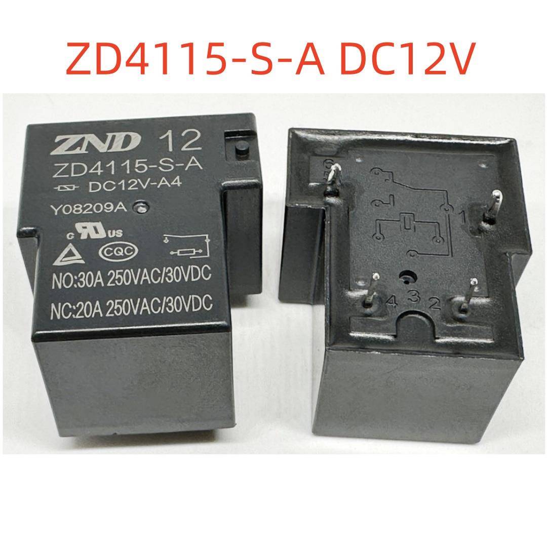 全新原装 4脚 继电器 ZD4115-S-A DC12V/9V24V T90A4-30A/40A