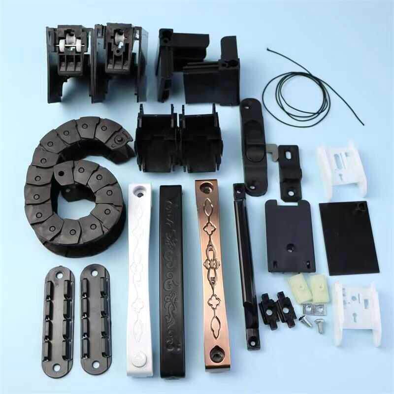 无轨折叠纱门拉手老式推拉门窗纱把手风情式隐形沙窗五金执手配件