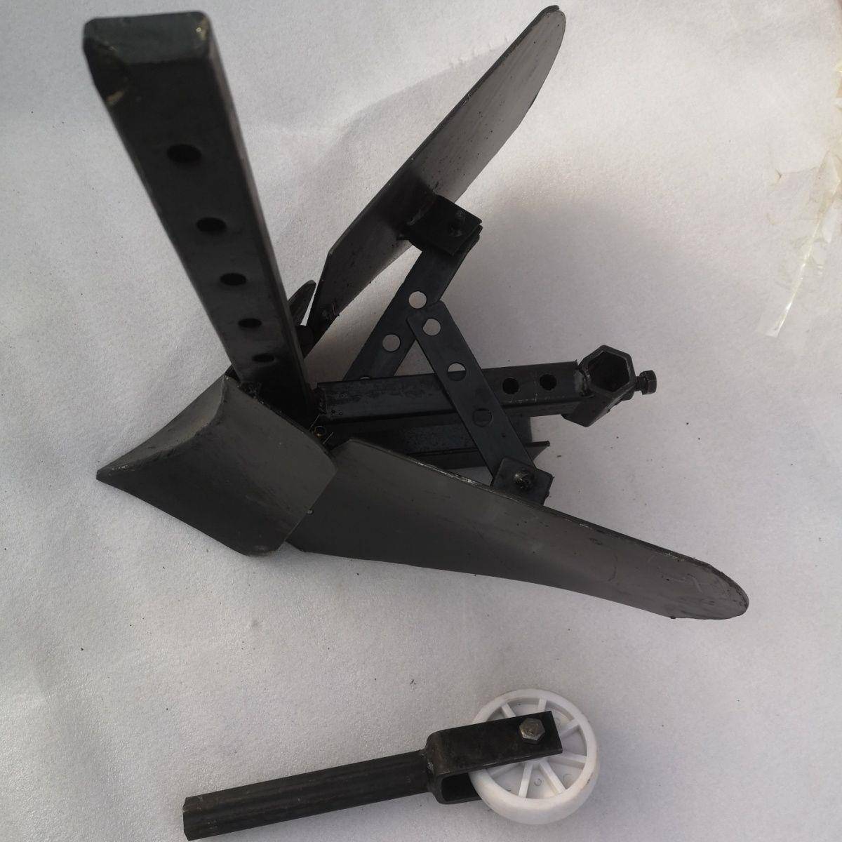 农业机械汽油机旋耕除草机小白龙微耕机专用后拖挂开沟犁配件