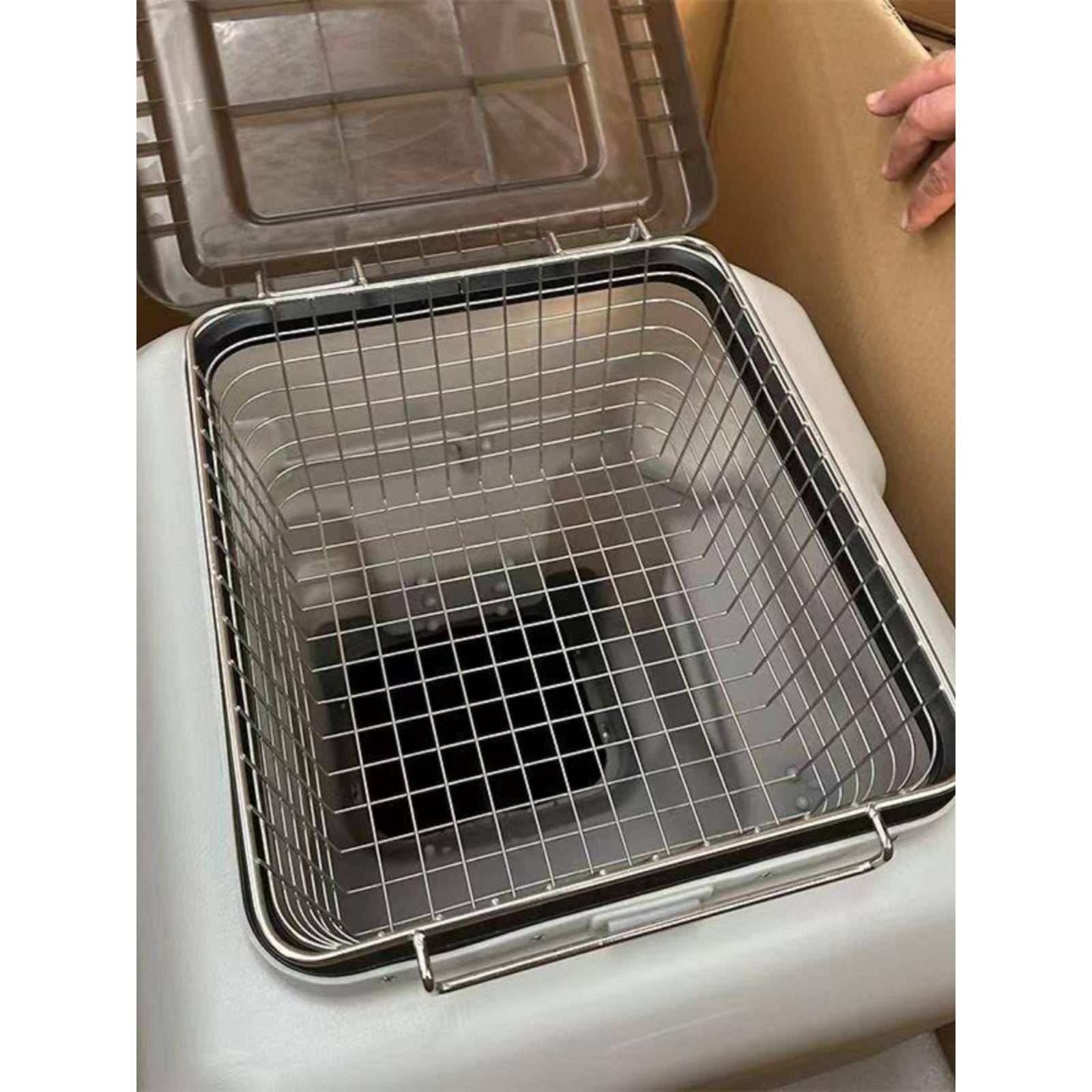 大疆T60T70T70P过滤网 不锈钢撒肥过滤网农用16公分深无人机加粗