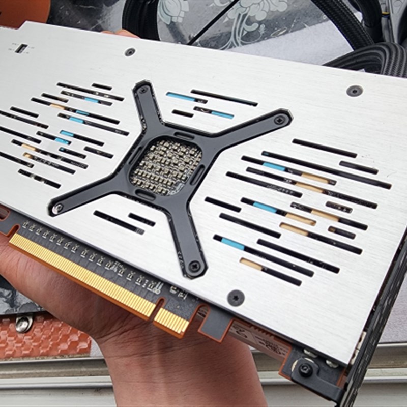 VEGA64/56/FE公版风冷水冷改造散热降温用O供电电感导热硅胶片垫