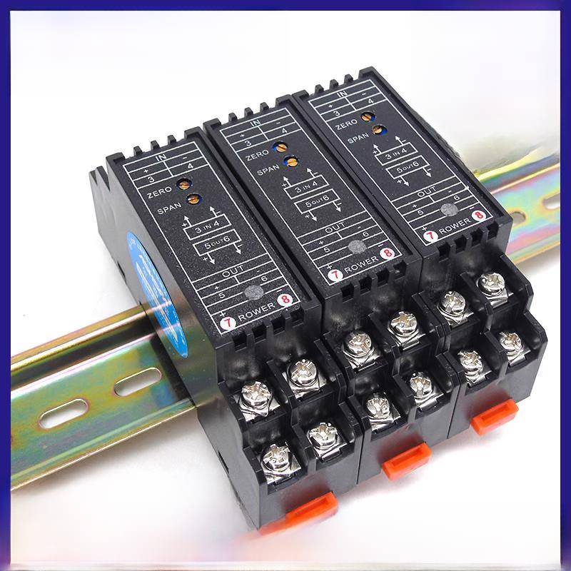 直流电流电压变送器DC0-30V40V60V100V1A5A转0-10V信号隔离模块