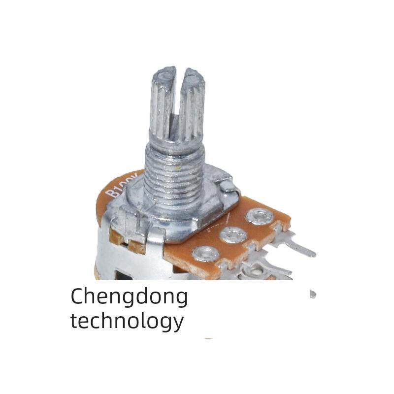 5引脚单炼接开关Wh148 B10K B50K B100K B500K可调电阻碳膜电位器