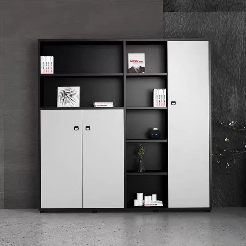 需定制办公文件柜特价木制储物柜数据储物柜落地式多层显示背景书