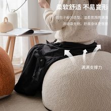 布巾巾蒲团坐垫团蒲法式坐墩客厅网红家用地上榻榻米小桌子可拆洗