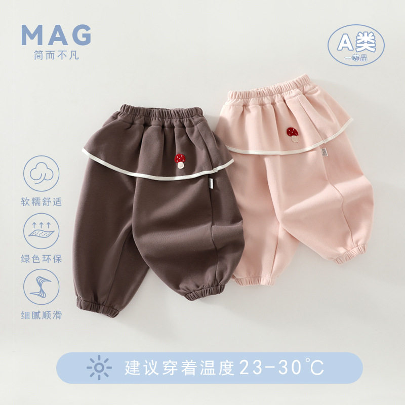 儿童裤子秋冬宝宝休闲裤软糯小童