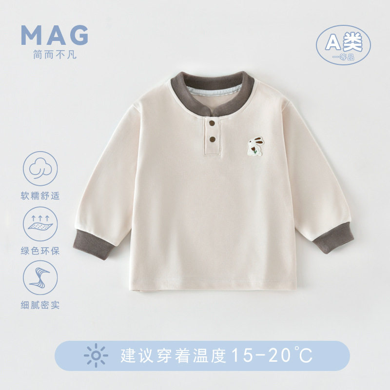 婴儿衣服宝宝卫衣新生儿打底衫宝