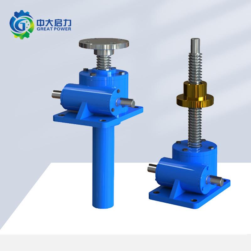 SWL系列蜗轮蜗杆升降机厂家螺旋丝杆升降平台涡轮减速设备