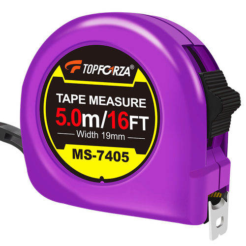 拓伏锐（TOPFORZA）MS-7405钢卷尺盒尺伸缩尺米尺5米公英制5mx19m