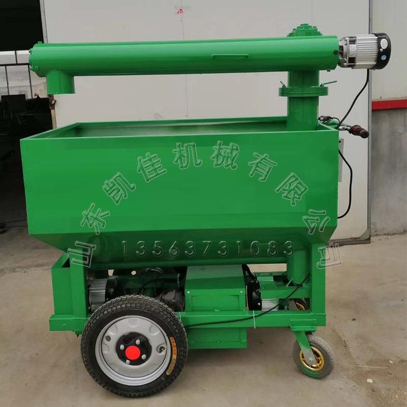 养鸡场饲料电动喂料车 手推式自动上料喂料机 量大从优