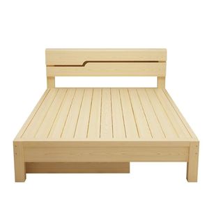 床2米x2米实木双人床2.2乘两米二的主卧4大床200220大尺寸3超大