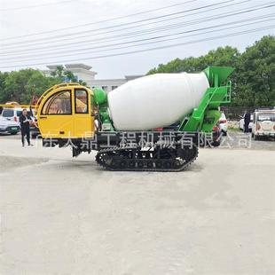 水泥罐车履带式 8吨混凝土搅拌车爬山虎式 商混运输车