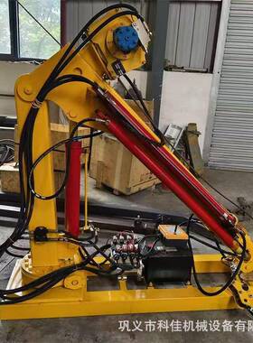 车载吊机电动12V24v三轮车液压随车吊大货车煤矿液压船用吊机