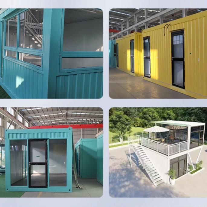 便店创意集装集箱接待室会客室移利动铺装星空野营地小吃商店铺移