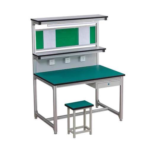 防静电工作家台铝材铝合金流水线型作业台钳工台型工作台厂重现货