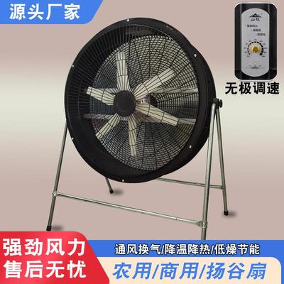 农用扇电扬谷通风机大排风扇阳谷工业高速养殖降温排风大功率