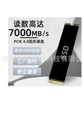 跨境NVMESSDPCIE4.0独立缓存M2接口1TB笔记本台式M.2固态硬盘