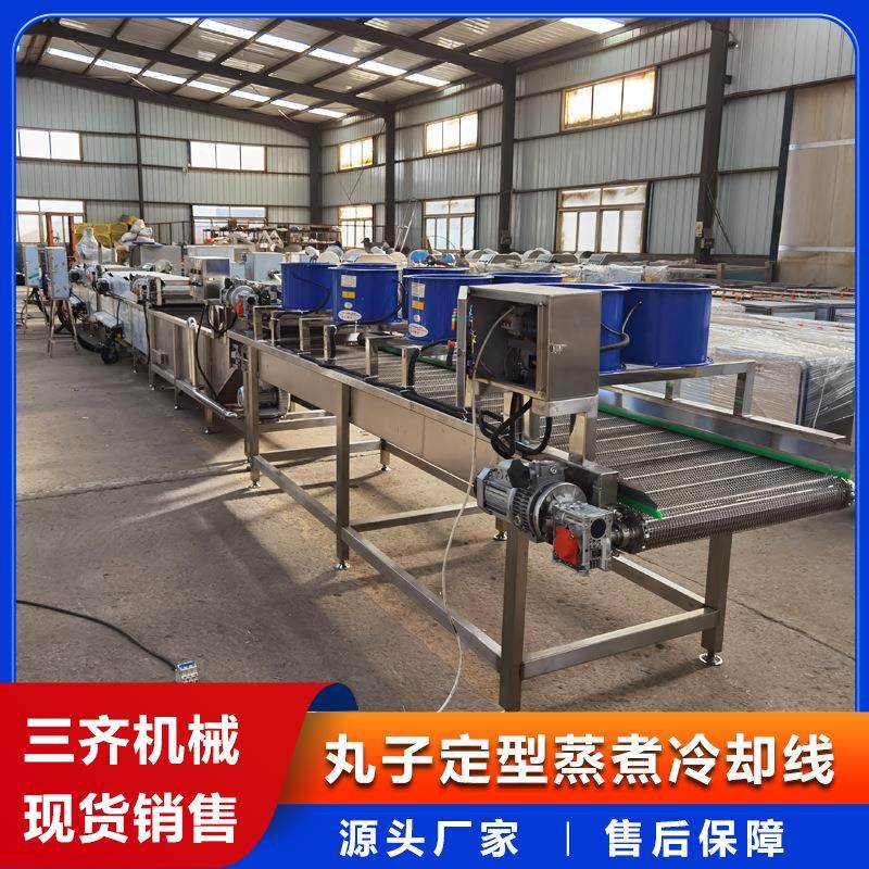 全自动肉丸成型机 全套肉丸子蒸煮生产线 连续式鱼丸加工流水线,清洗/食品/商业设备,其他食品加工设备,淘宝优惠券,粉丝福利购,淘宝优惠卷