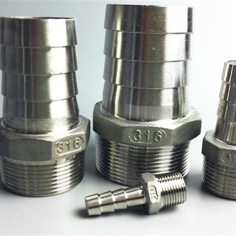 316不锈钢六角宝塔/水管接头/软管接头/1分2分3分4分6分1寸2寸半