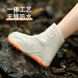 防雨儿童雨靴加厚耐磨脚套 鞋 套女款 防水防滑雨鞋 套硅胶下雨天男士