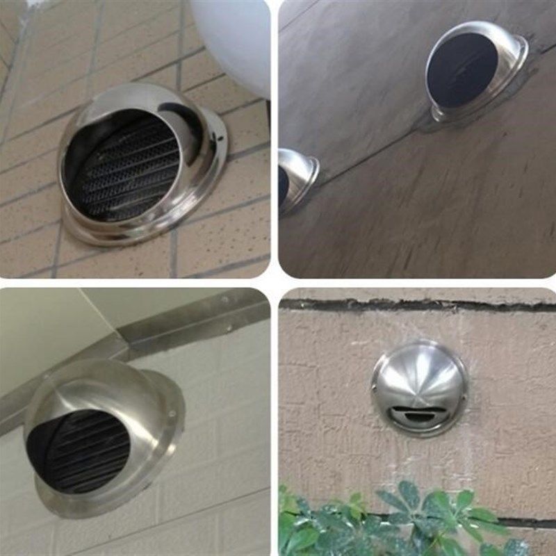 管道排气口风口帽防雨防鸟罩子散热帽防护通气孔外气口盖住宅网帽