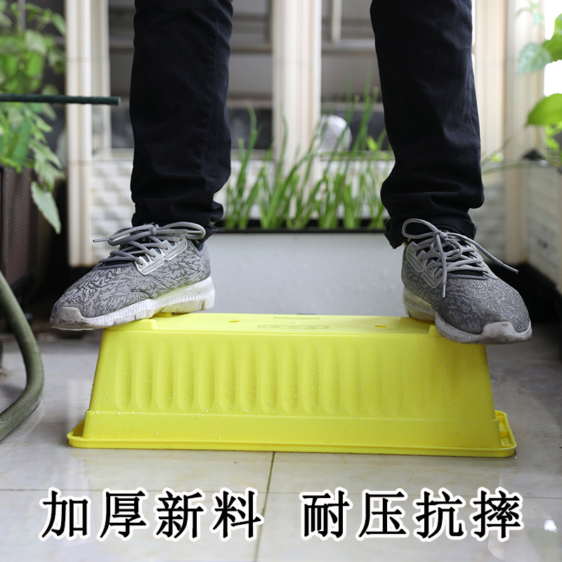 阳台长方形种菜盆室内蔬菜种植大号加厚长条型塑料花盆托家庭家用