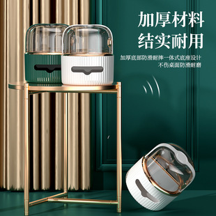 防尘纸巾盒现代轻奢风桌面多功能收纳置物架宿舍 抽取式