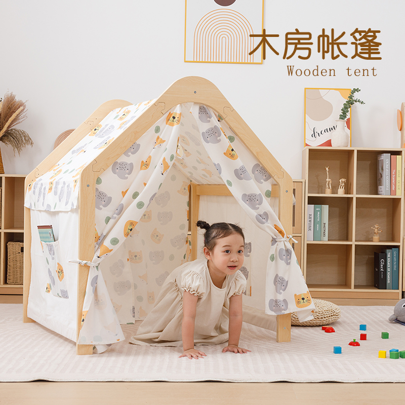 儿童帐篷室内玩具屋家用游戏屋男孩女孩宝宝过家家公主小房子城堡