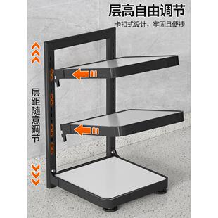 厨房置物架家用多层锅架台面放锅具下水槽橱柜内柜子分层收纳架子