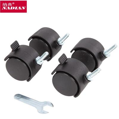 纳典置物架轮子可自由移动带刹车防锈防水承重能力强专用推车轮子