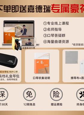 JDR嘉德瑞半音阶口琴十二12孔C调EVO-0648s初学者专业演奏级