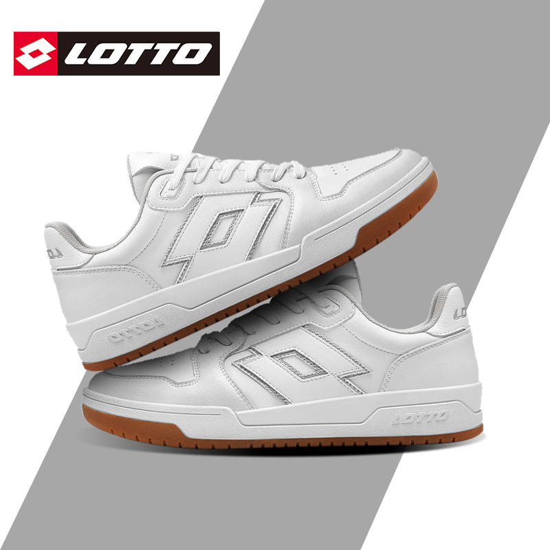 Lotto/乐途复古低帮休闲板鞋男女