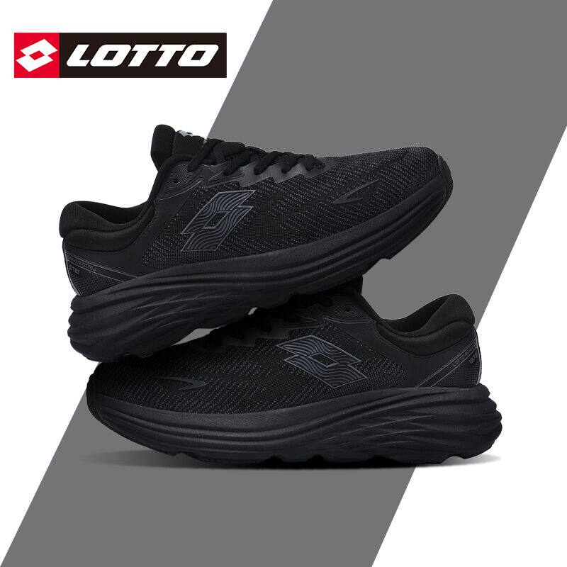 LOTTO乐途男碳板黑色透气网面运动鞋2026春夏新款轻便减震跑步鞋