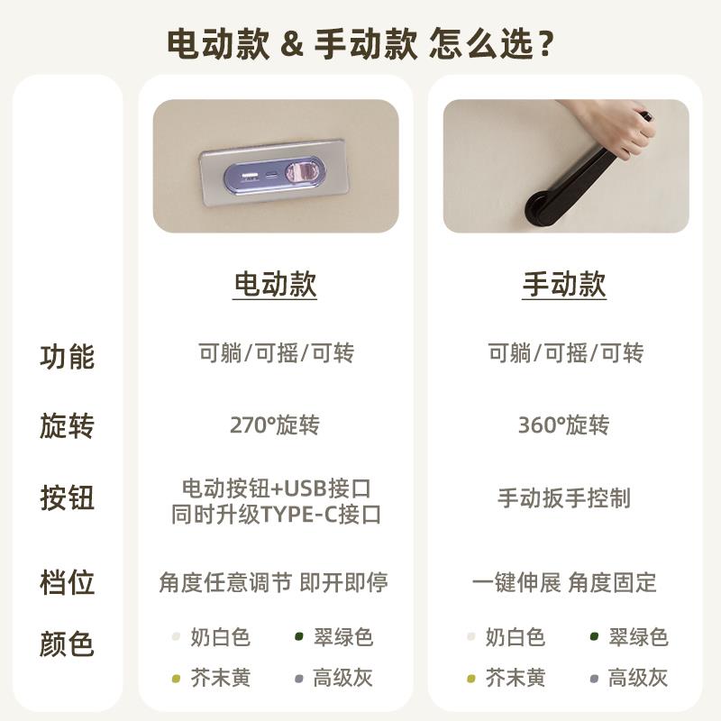 卡萨驰云朵单人沙发电动摇椅客厅多功能休闲旋转躺椅懒人可躺可睡