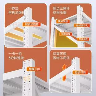 衣帽架开放式 家用角货衣柜卧室简架易组装 落地洞洞板钢202504置物架衣架