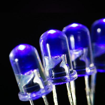 SPAld灯珠发光二极管5e灯珠5mm七彩快f闪慢闪RGB透自明红绿蓝闪