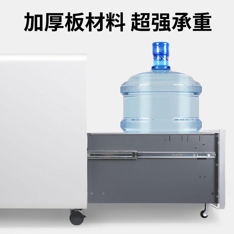 活动柜铁MPE皮文件柜办公室储动物桌下移档案柜资料带屉柜收抽纳