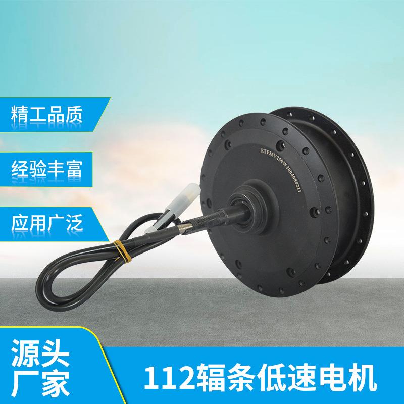 低速电机112辐条无齿电机电动自行车轮毂电机无刷无齿电机