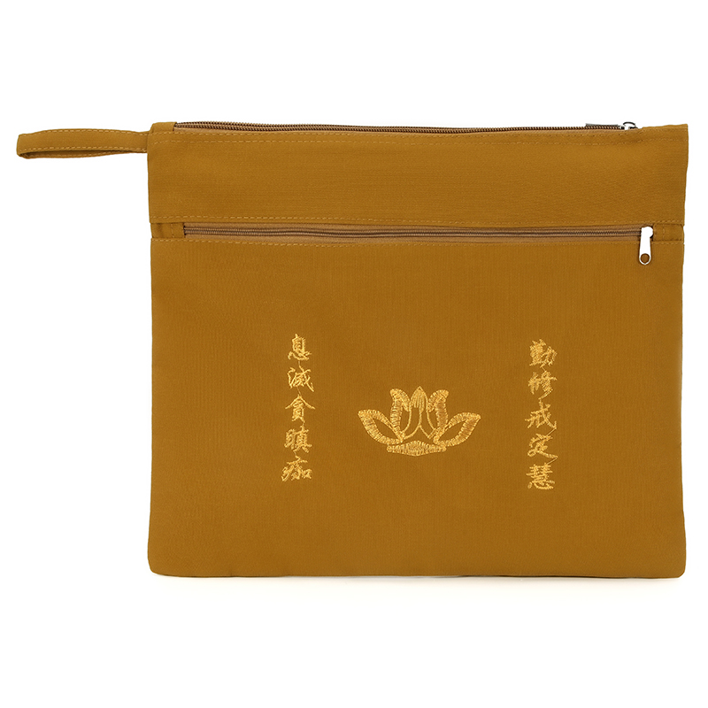 2025爆款海青收纳袋手提袋三衣袋朝山袋帆布绣花经典百搭便携旅行