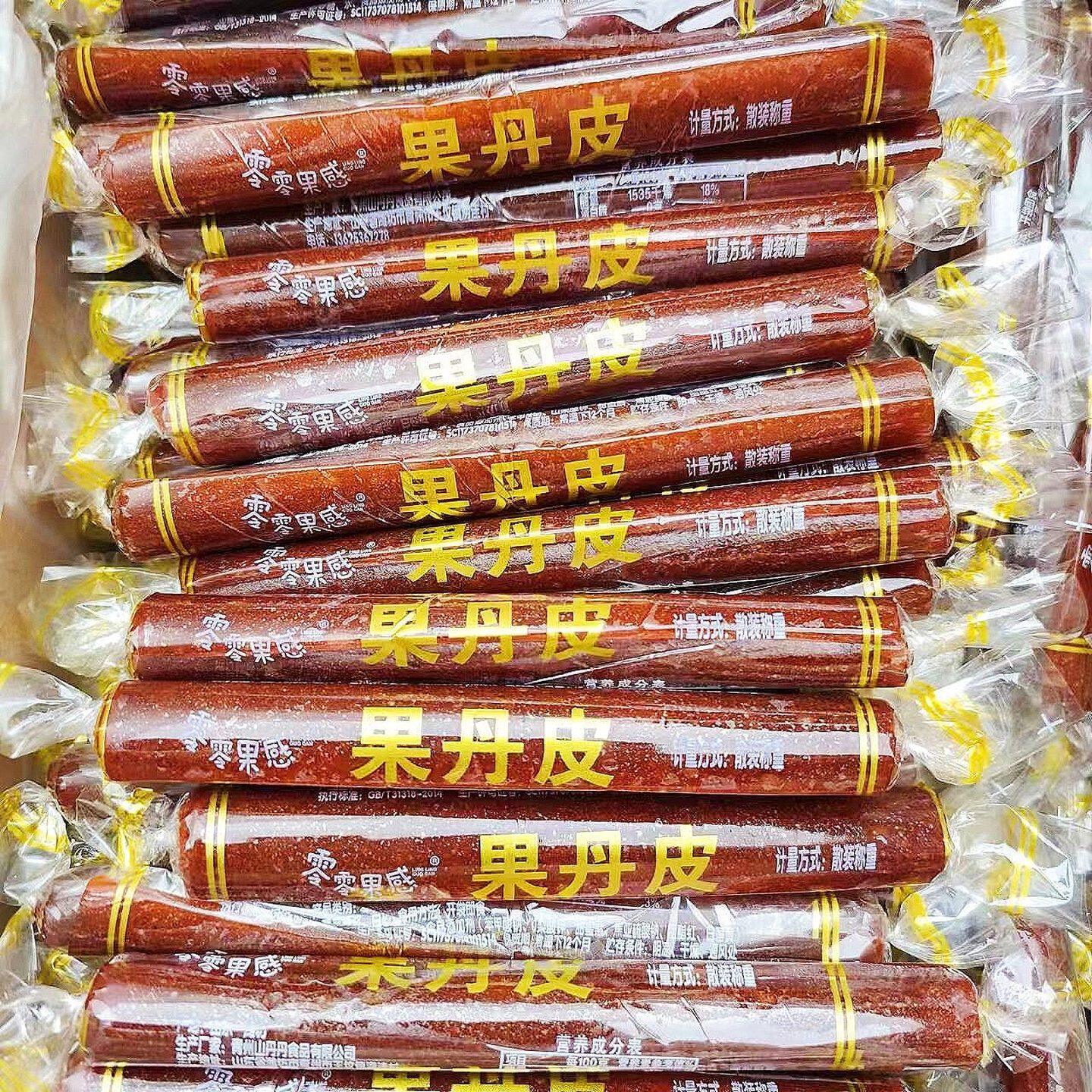 果丹皮山楂卷擀面杖果丹皮手撕山楂卷酸甜可口零食正品官方旗舰店