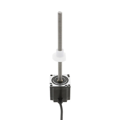 57直线丝杆步进电机 Tr11X4 导程4 NEMA23 57丝杆电机丝杆长200