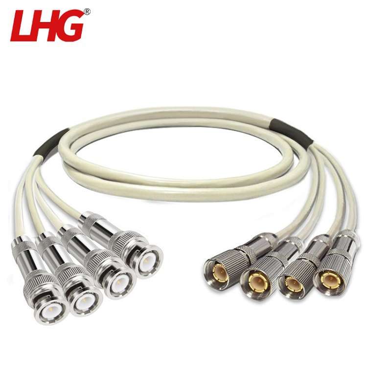 LHG 2M两兆线E1成品线SYV75-2-1同轴电缆DDF连接线L9-BNC四芯