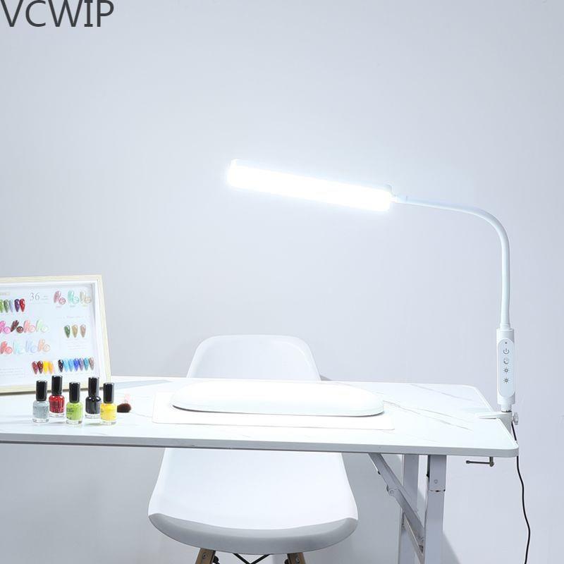 台灯美甲桌面照明灯美甲拍照补光灯美光灯办公护眼台灯leb