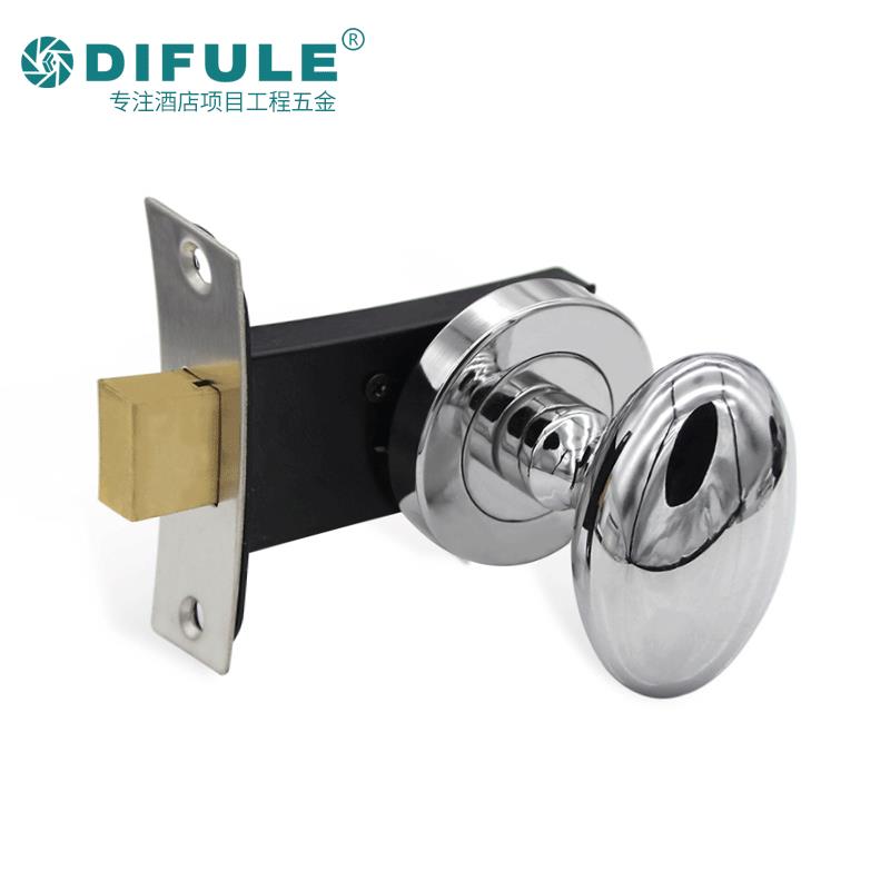 椭圆形隐形门锁不锈钢闭门通道橱柜推滑厂家家具五金