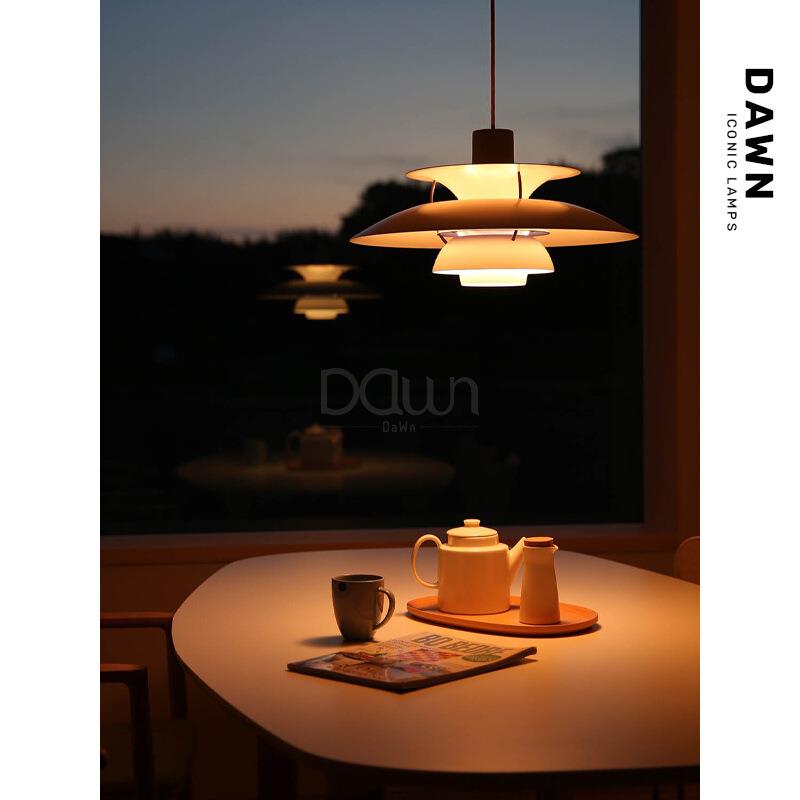北欧简约现代吊灯办公桌卧室床头灯PH5餐厅创意个性家用吧台吊灯