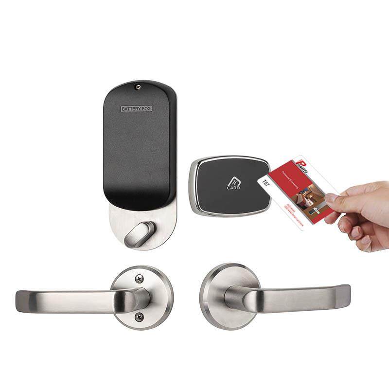 宾馆连锁酒店分体磁卡锁门锁304不锈钢定寓民宿电子房门感应刷卡