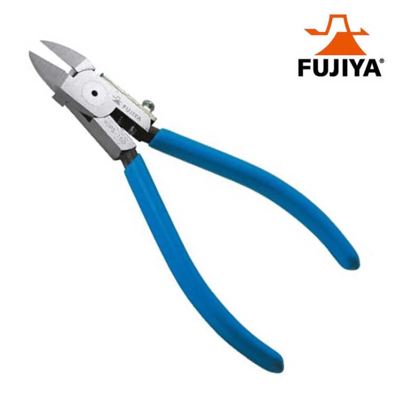 日本FUJIYA富基亚塑料斜口钳 90PS-125/150 塑胶水口钳 扁咀钳