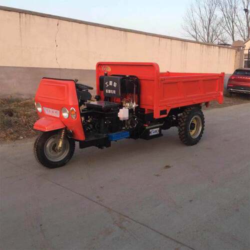 建筑工地柴油三轮车 工程柴油翻斗三轮运输车 小型农用三蹦子系列